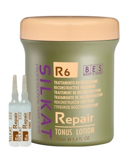 R6 Tonus Lotion (pH=3.5) Лосьон-реконструктор для сильно поврежденных волос, 10мл х 12