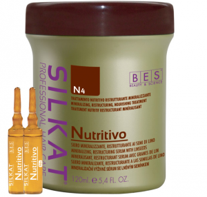 N4 Питательная сыворотка с минералами мгновенного действия для поврежденных волос Siero Ristrutturante Mineralizzante