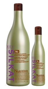 N1 Питательный шампунь для сухих волос Silkat Nutritivo Bes